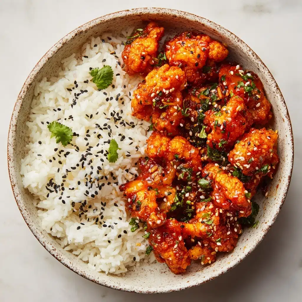 Sticky Sesame Cauliflower (Vegan Recipe) Recipe - Recipe Image
