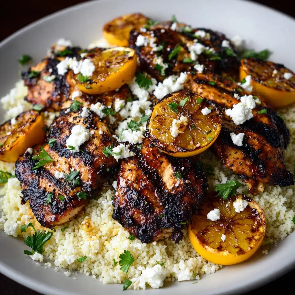 Baked Chicken with Crispy Feta & Vinaigrette Recipe - Recipe Image