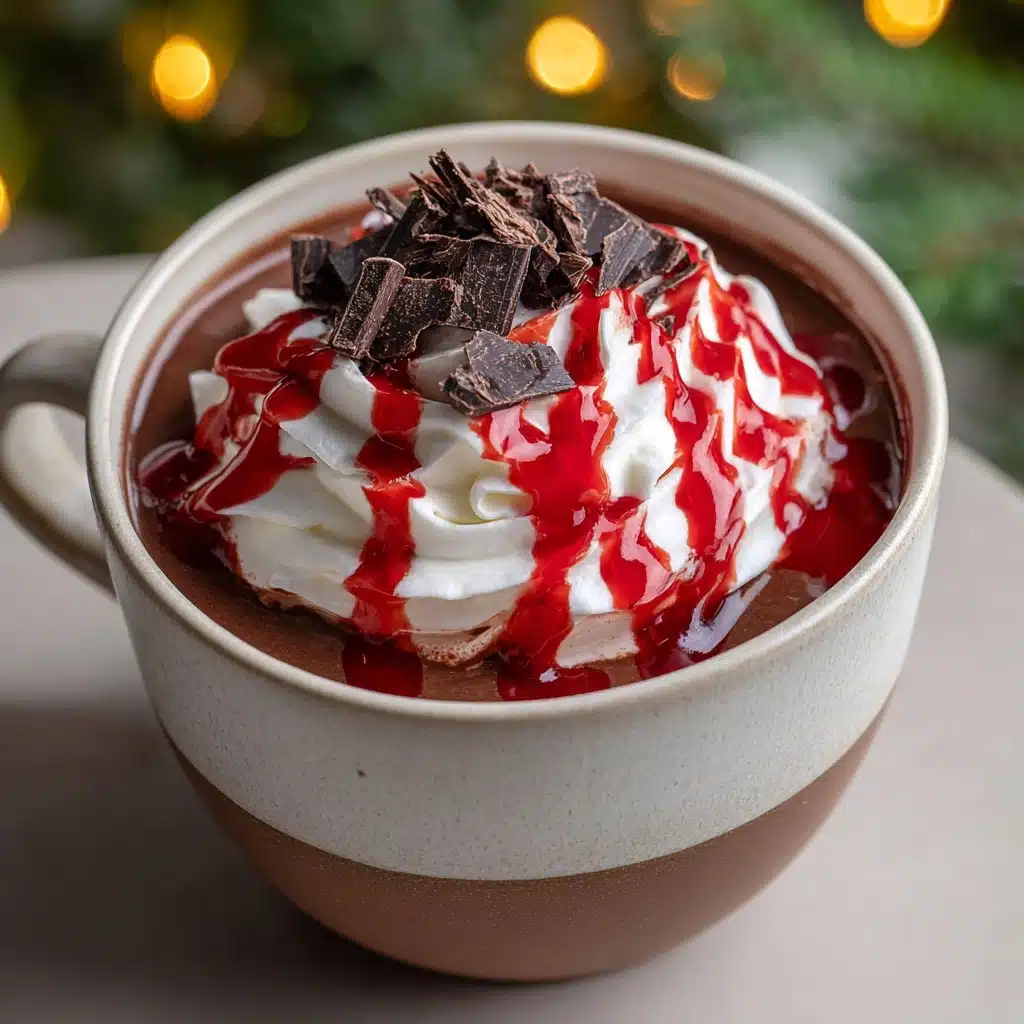 Christmas Eve Creamy Crockpot Hot Chocolate Recipe - Recipe Image