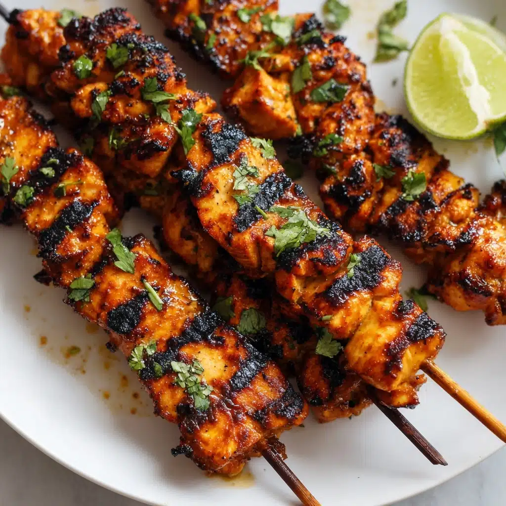 Sizzling Honey Lime Chicken Skewers Recipe - Recipe Image