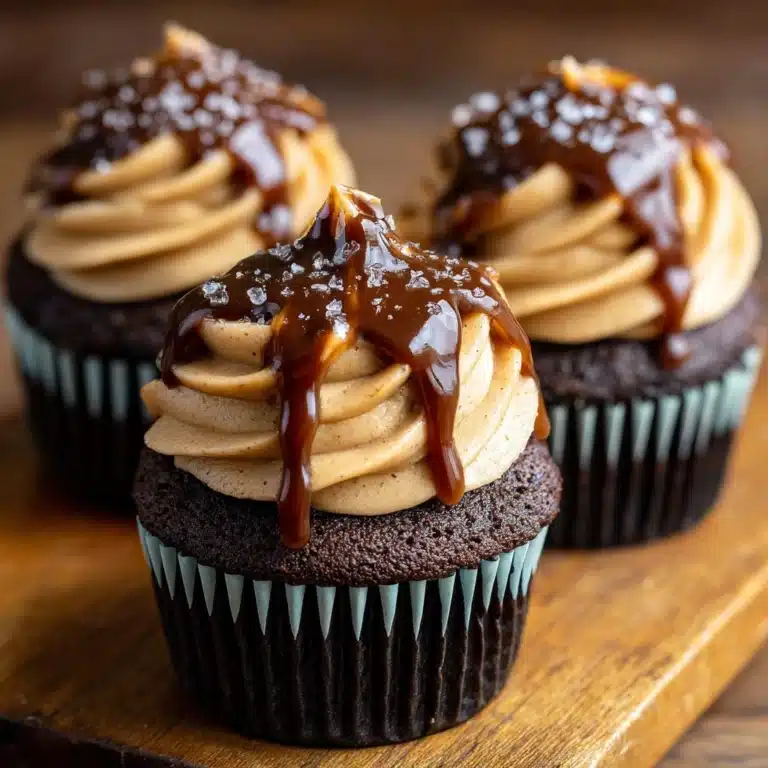 Salted Caramel Chocolate Cupcakes Recipe