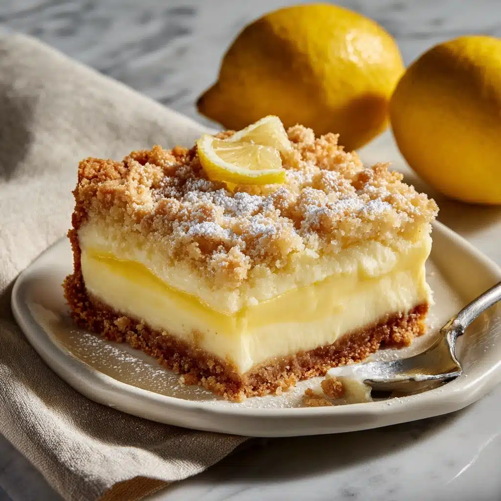 Lemon Cream Cheese Dump Cake Recipe - Recipe Image
