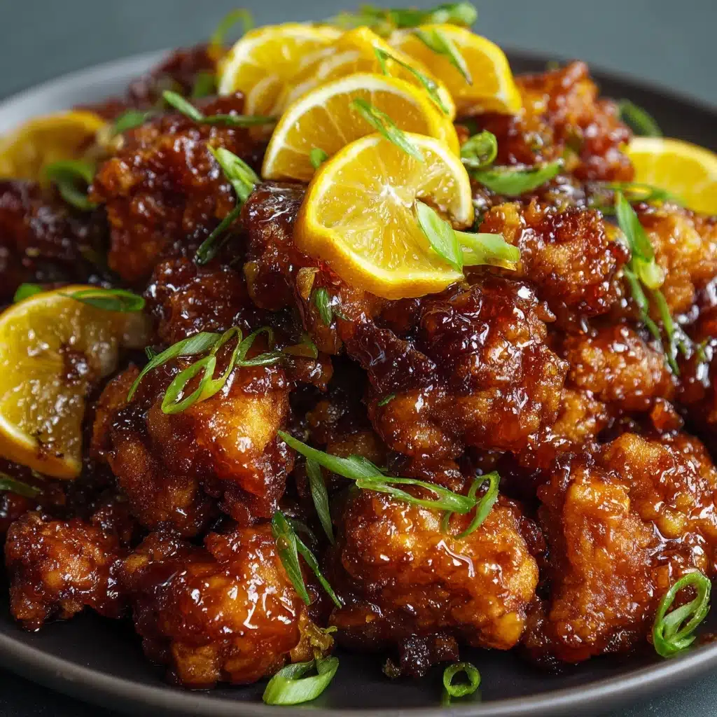 Crispy Chinese Lemon Chicken Recipe - Recipe Image
