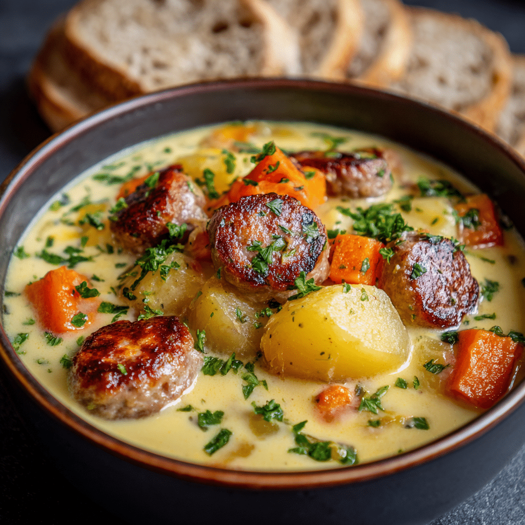 Kielbasa Potato Soup Recipe - Recipe Image