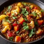 Roasted Cauliflower Lentil Curry Recipe