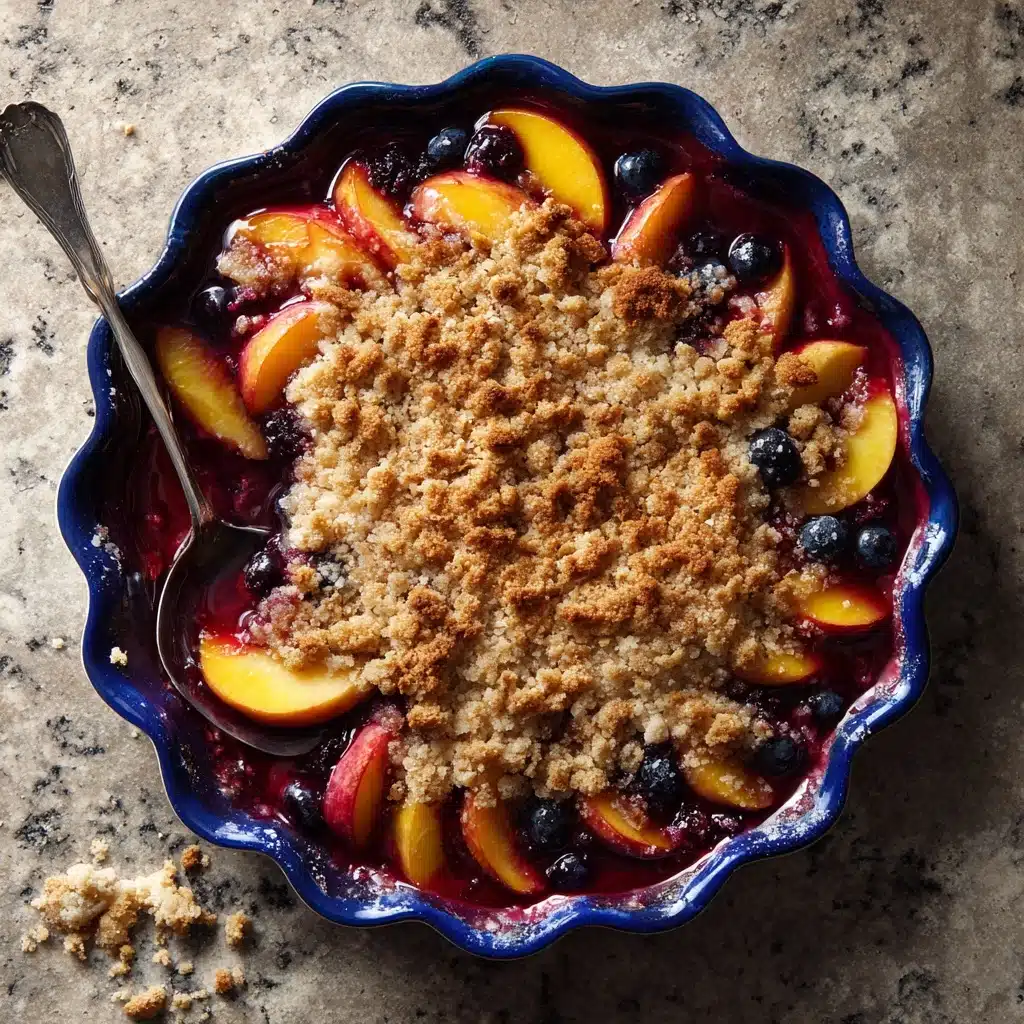 Peach and Blueberry Cobbler Recipe - Recipe Image