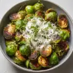 Crispy Brussels Sprouts with Dijon Aioli Recipe