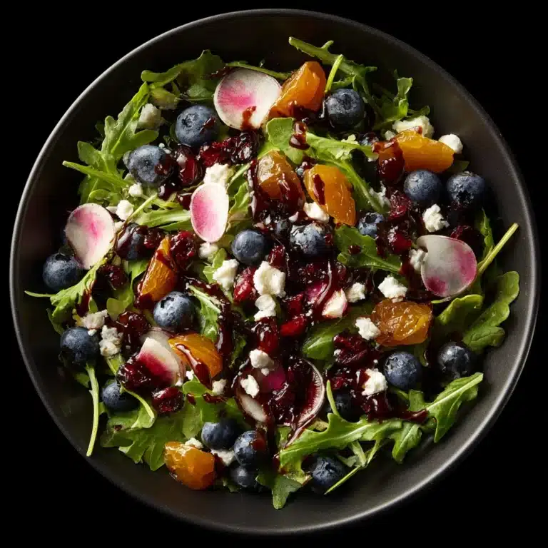 Cranberry Blueberry Salad with Blueberry Balsamic Dressing Recipe