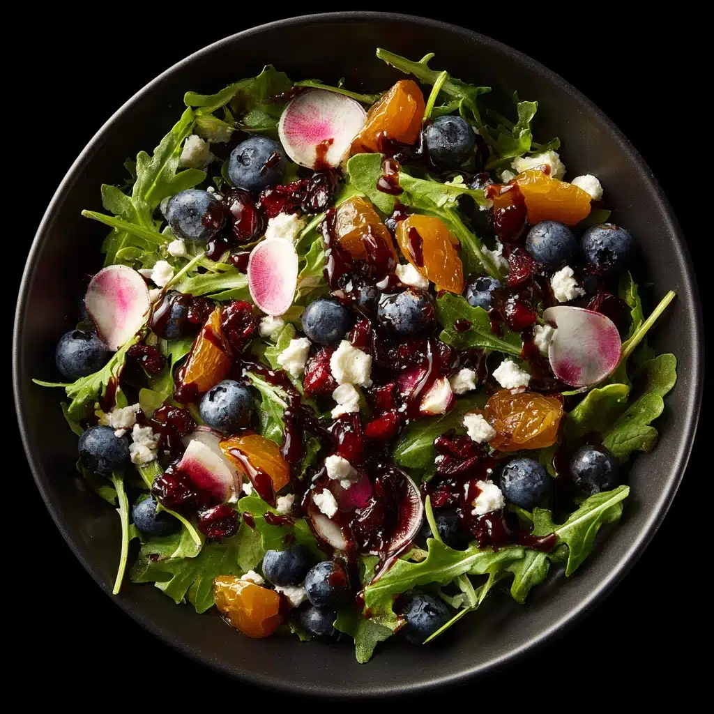 Cranberry Blueberry Salad with Blueberry Balsamic Dressing Recipe - Recipe Image