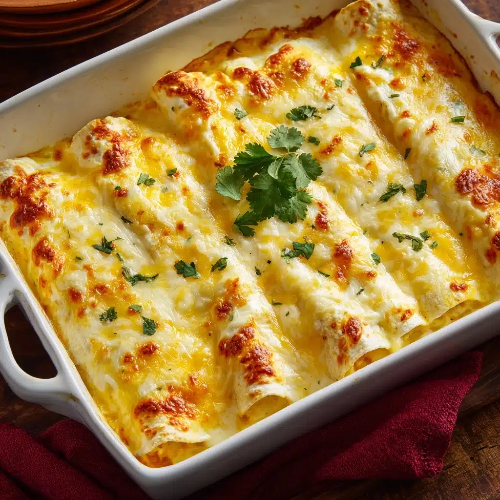 Green Chile and Chicken Mock Enchilada Casserole Recipe - Recipe Image
