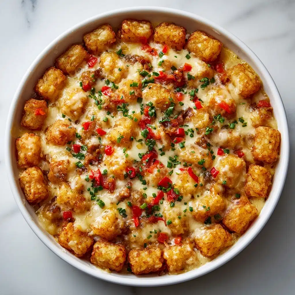 Cheesy Tater Tot Casserole Recipe - Recipe Image