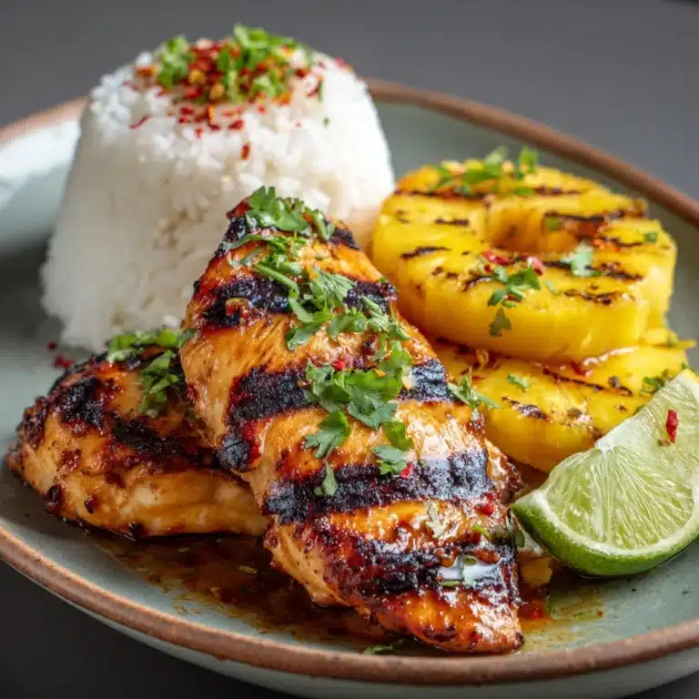 Grilled Aloha Chicken and Pineapple Recipe