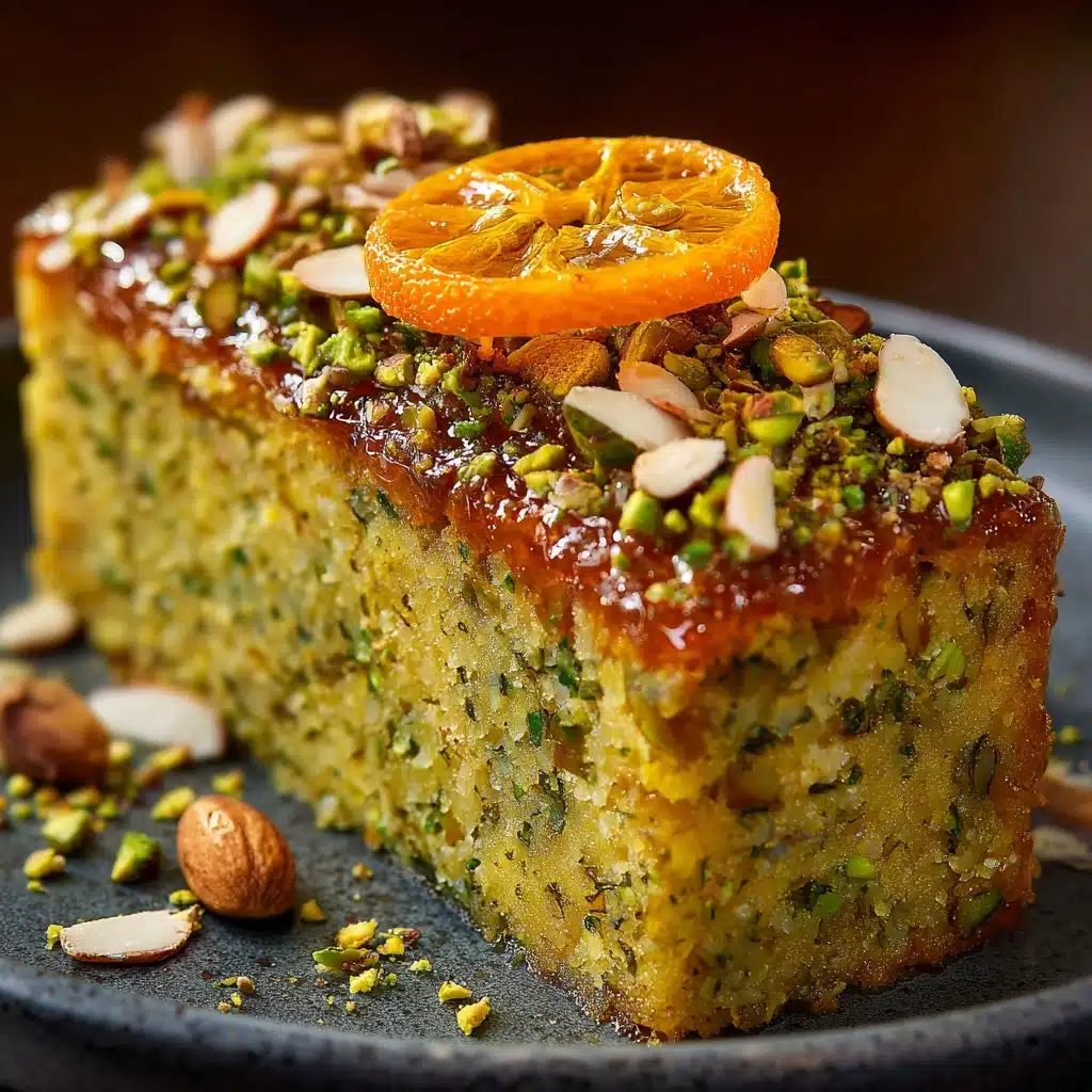 Flourless Orange, Pistachio, and Almond Cake Recipe - Recipe Image
