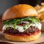 Pepperoni Pizza Burgers Recipe