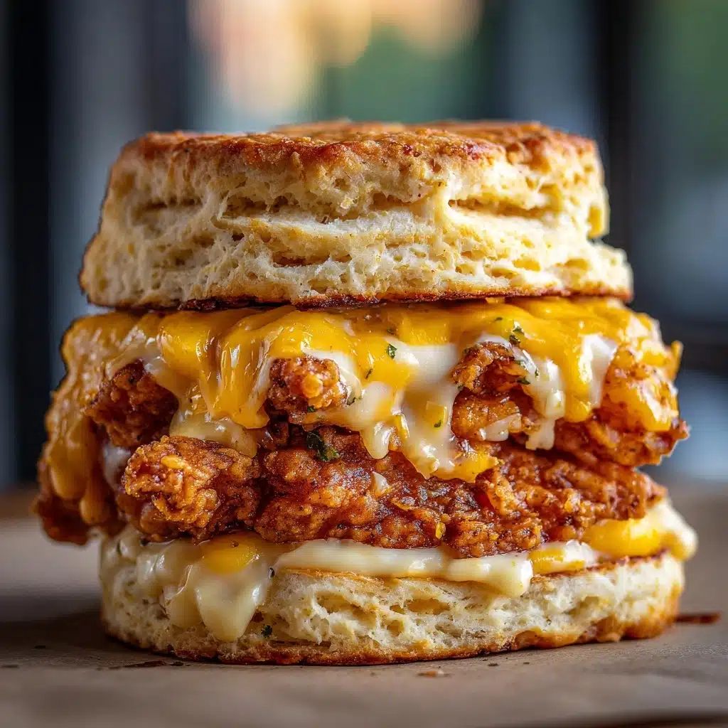 Buttermilk Biscuit Fried Chicken Sandwich Recipe - Recipe Image