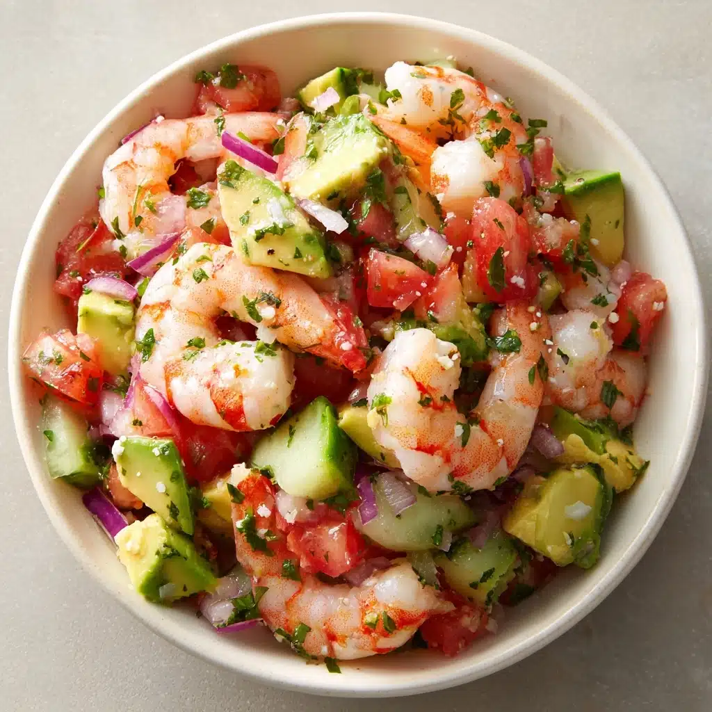 Avocado Salsa Shrimp Salad Recipe - Recipe Image