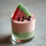 Watermelon Pudding Cups Recipe