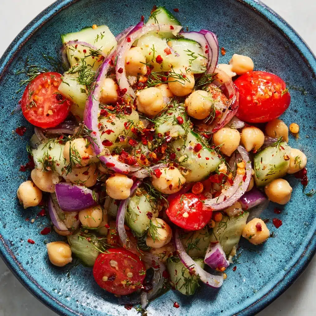 Chickpea Cucumber Salad Recipe - Recipe Image