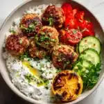 Greek Chicken Meatballs Recipe