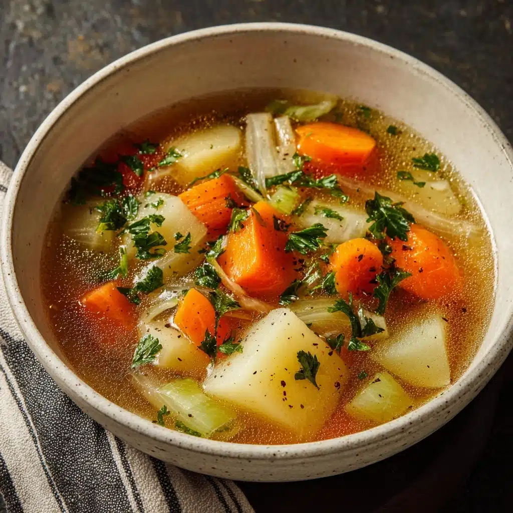 Cleansing Winter Vegetable Miso Soup Recipe - Recipe Image