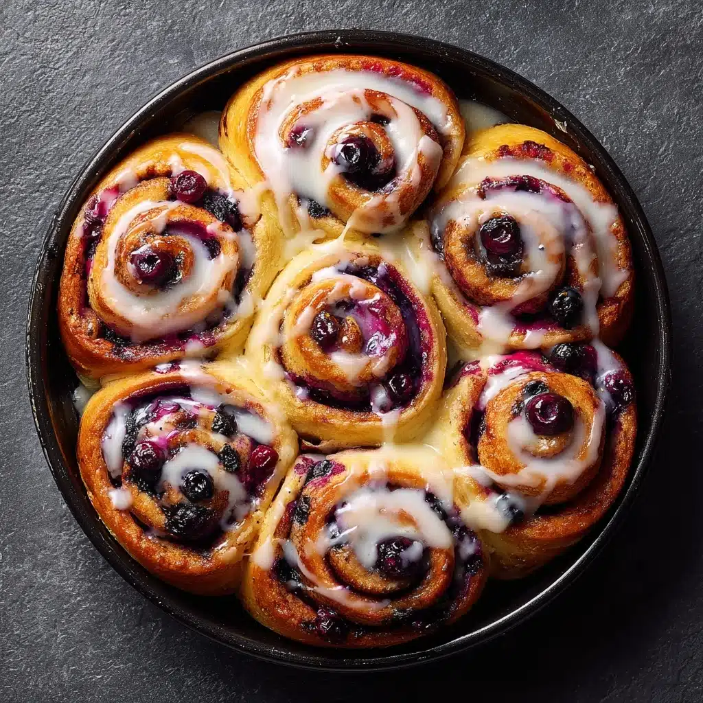 Blueberry Cinnamon Rolls Recipe - Recipe Image