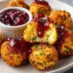 Mashed Potato Croquettes with Cranberry Mayo Recipe