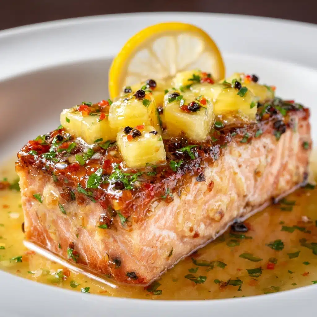 Honey Pineapple Salmon Recipe - Recipe Image