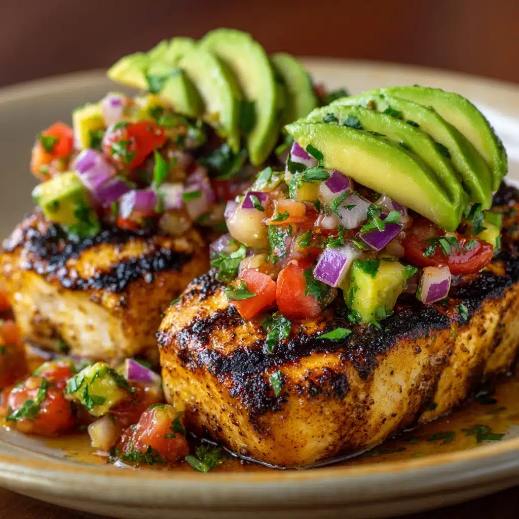 Fiesta Lime Chicken with Avocado Salsa Recipe - Recipe Image