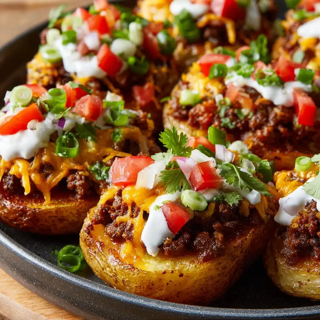 Cheesy Taco Potatoes Recipe - Recipe Image