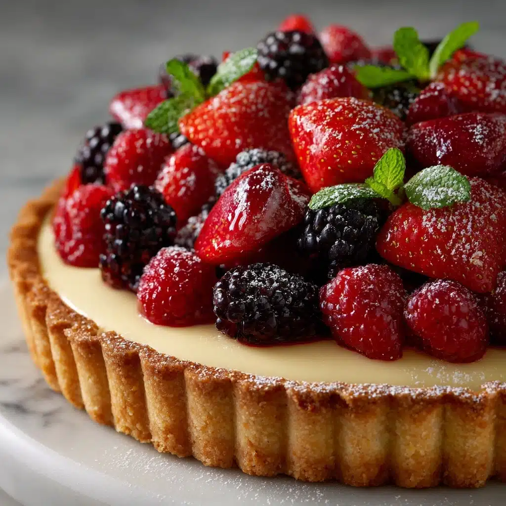 French Lemon Cream Tart Recipe - Recipe Image