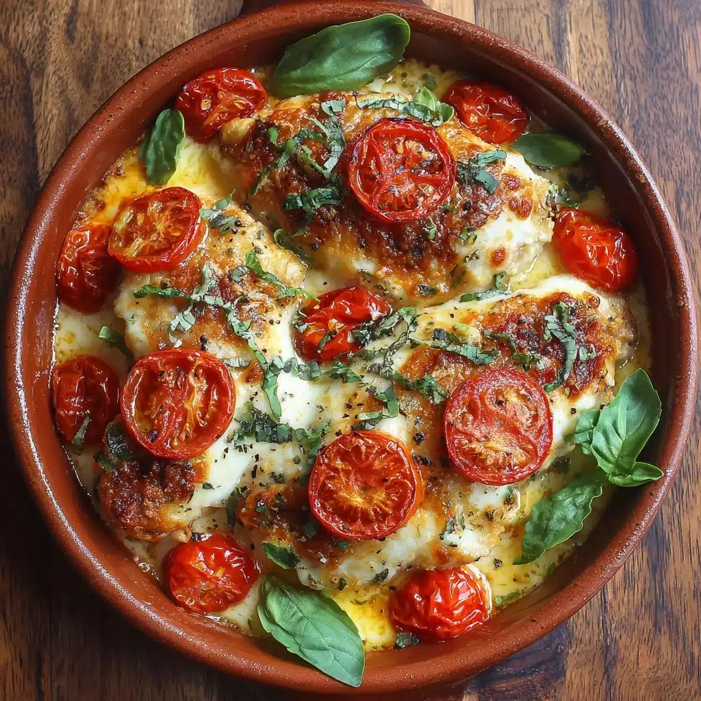 Baked Caprese Chicken Recipe - Recipe Image