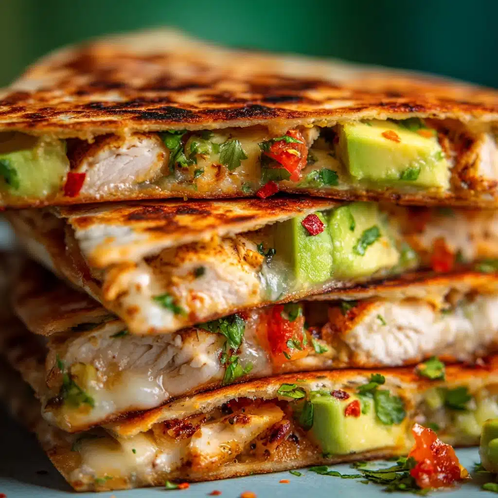 Chicken and Avocado Quesadillas Recipe - Recipe Image