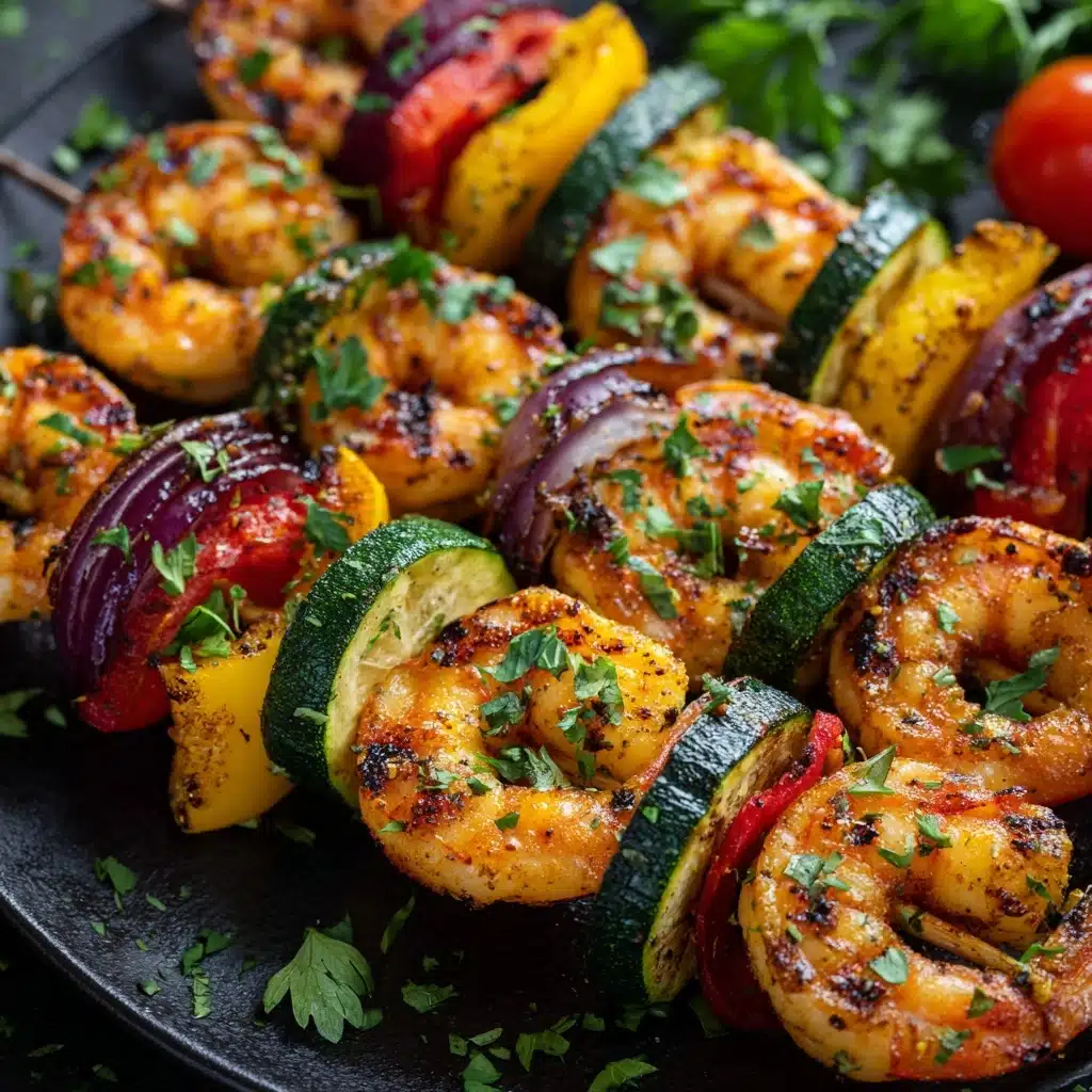 Spicy Shrimp and Veggie Skewers Recipe - Recipe Image