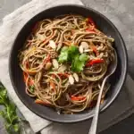 Spicy Peanut Soba Noodle Salad Recipe
