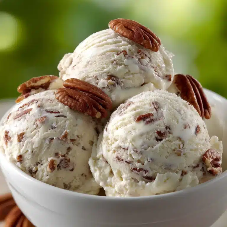 Homemade Butter Pecan Ice Cream Recipe