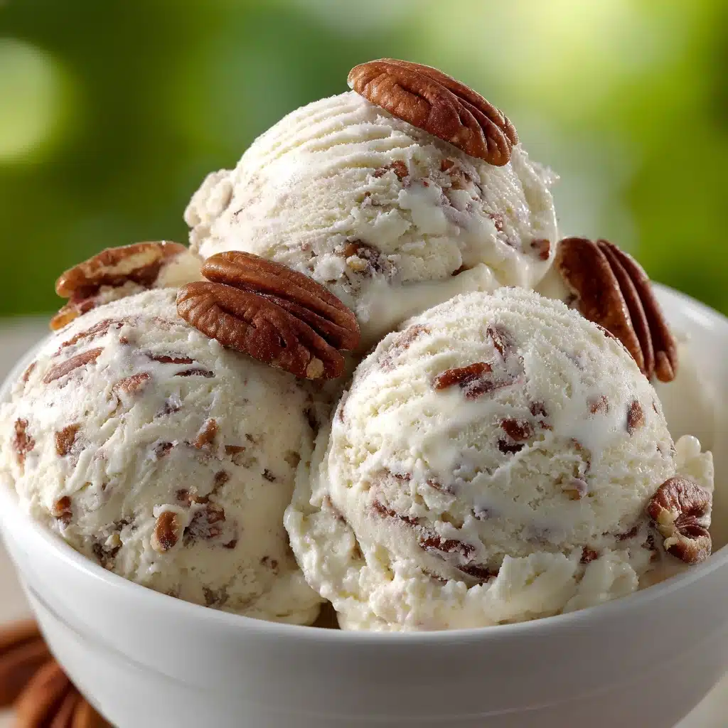 Homemade Butter Pecan Ice Cream Recipe