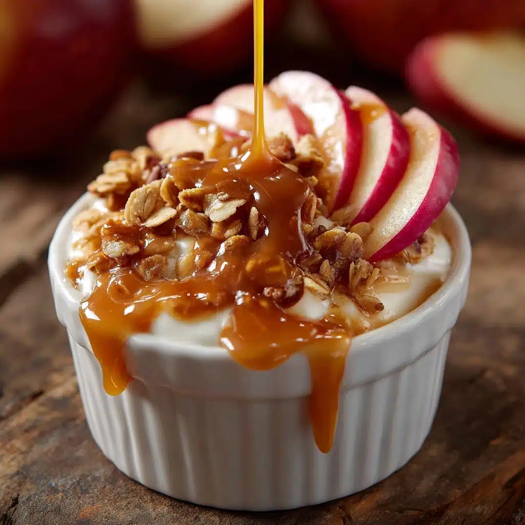 Cream Cheese Caramel Apple Dip with Toffee Bits Recipe