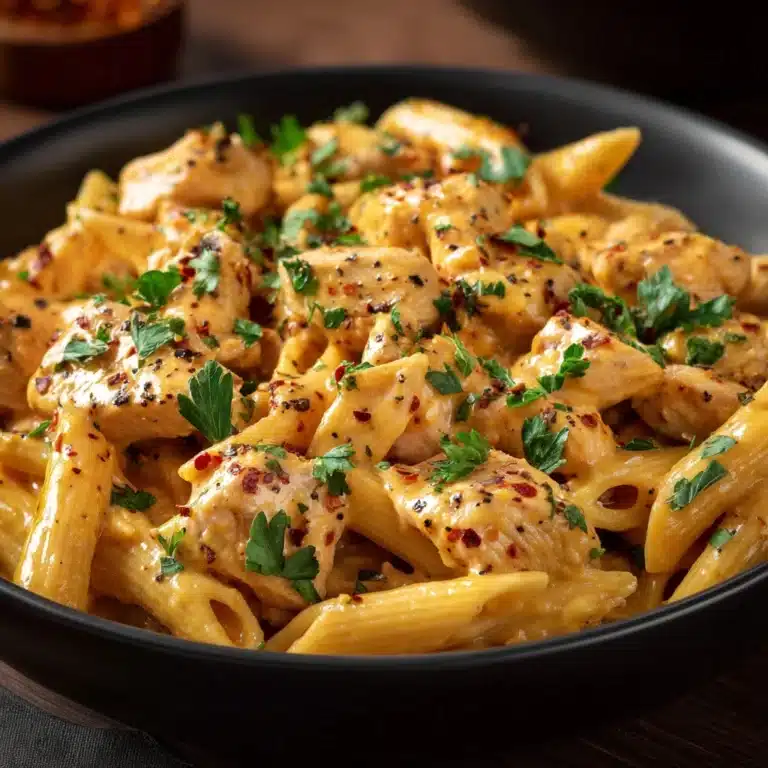 Buffalo Chicken Alfredo Penne Recipe