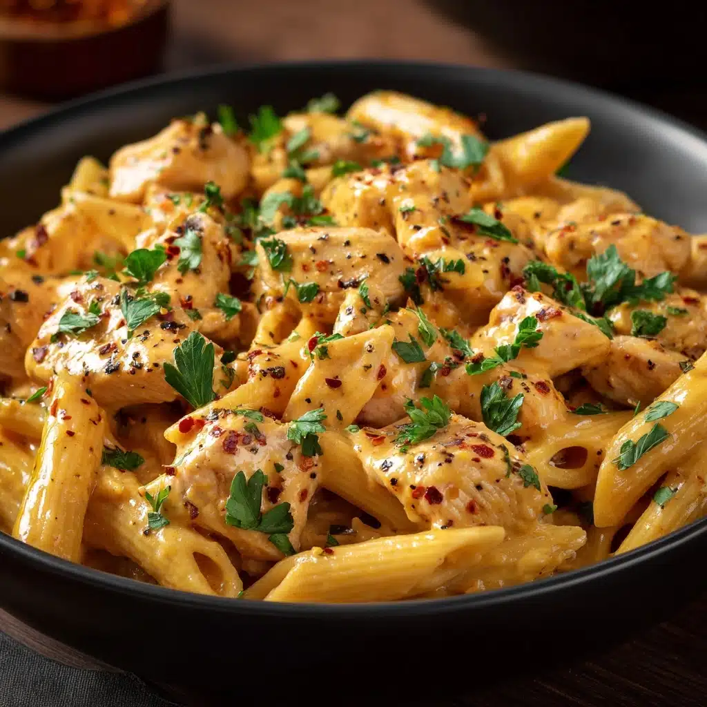 Buffalo Chicken Alfredo Penne Recipe - Recipe Image