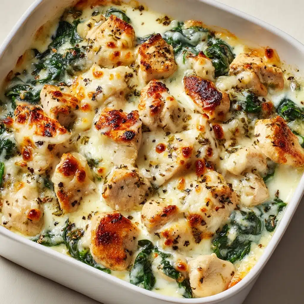 Chicken and Spinach Casserole with Cream Cheese Recipe