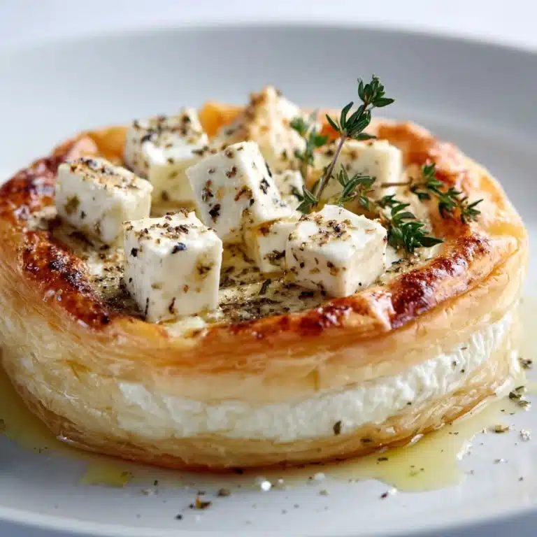 Garlic Butter Baked Brie Recipe