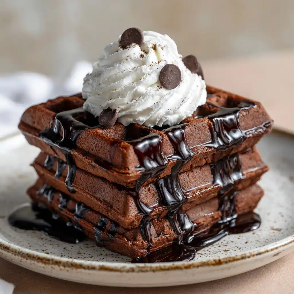 Brownie Waffles Recipe - Recipe Image