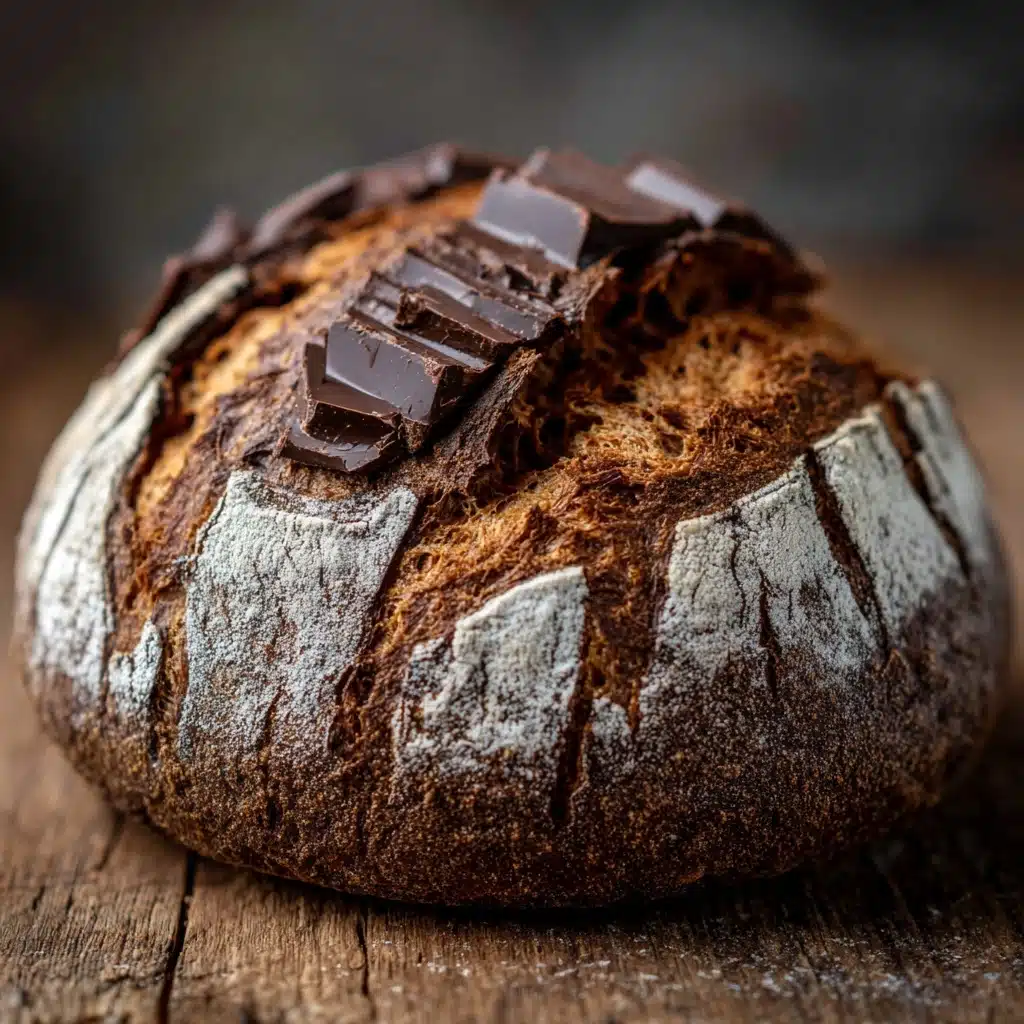Double Chocolate Sourdough Bread Recipe - Recipe Image