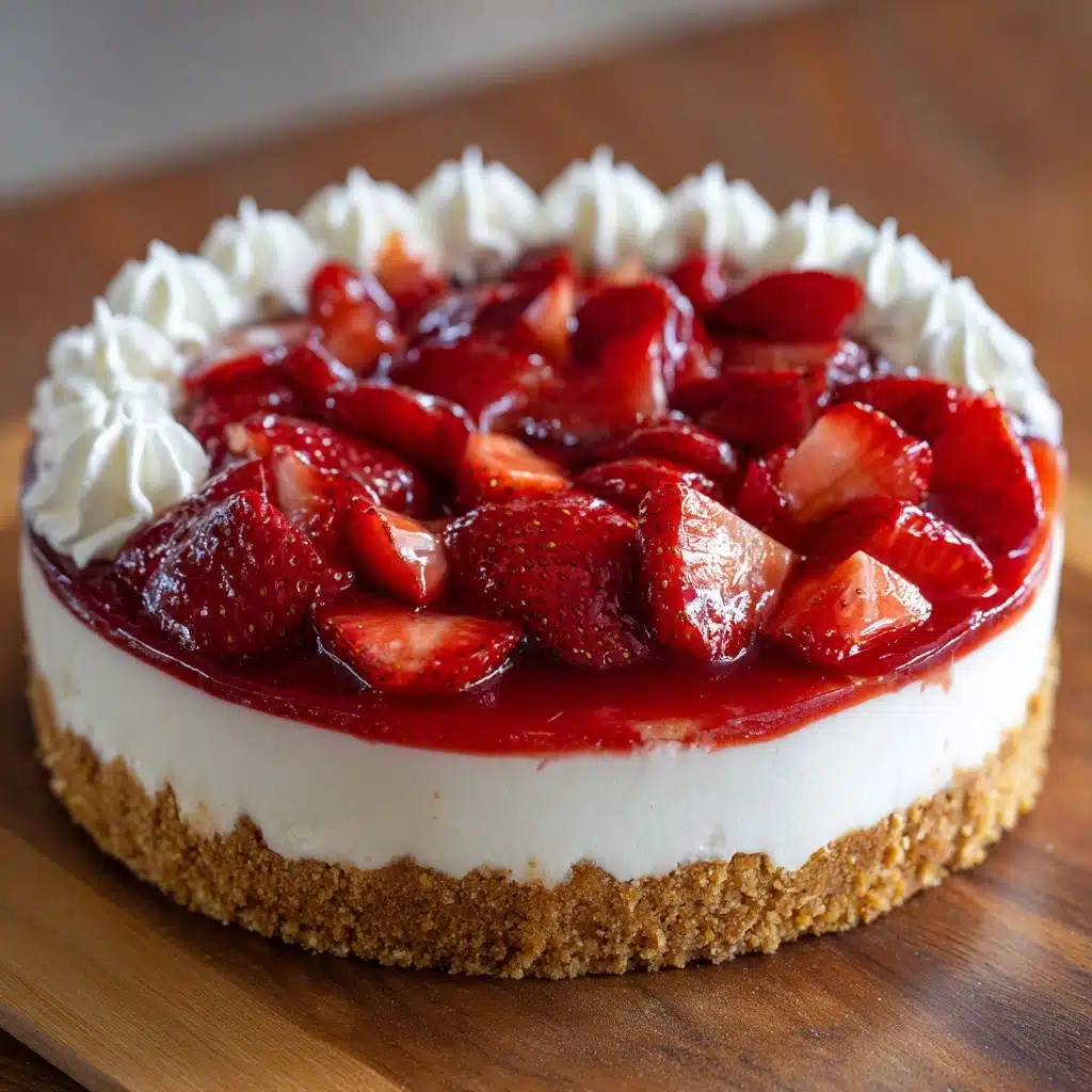 Strawberry Crunch Cheesecake Recipe