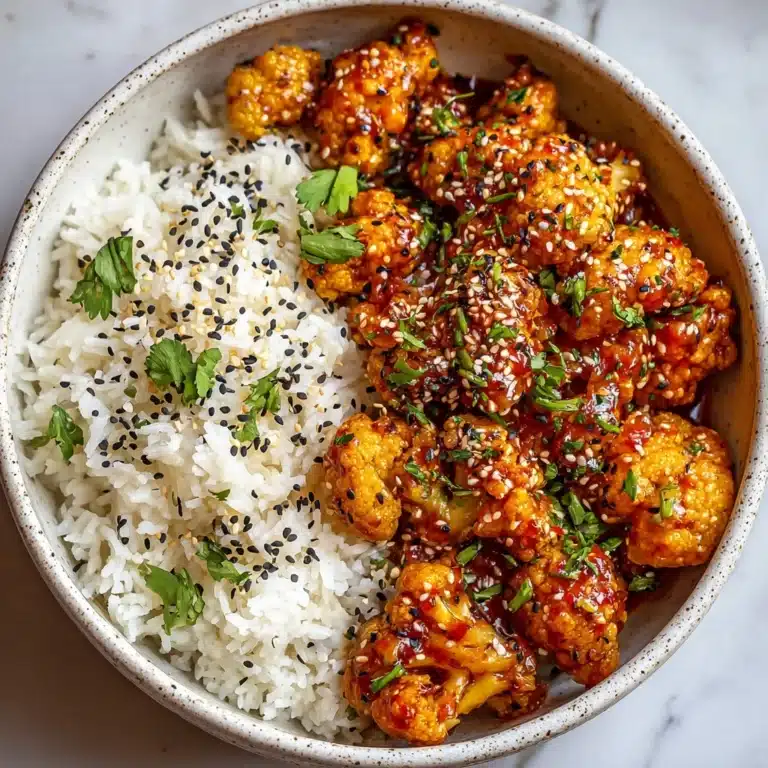 Sticky Sesame Cauliflower (Vegan Recipe) Recipe