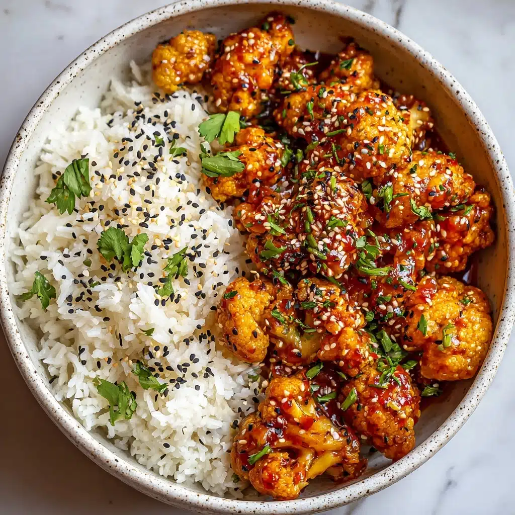 Sticky Sesame Cauliflower (Vegan Recipe) Recipe