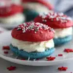 Red, White and Blue Whoopie Pies Recipe