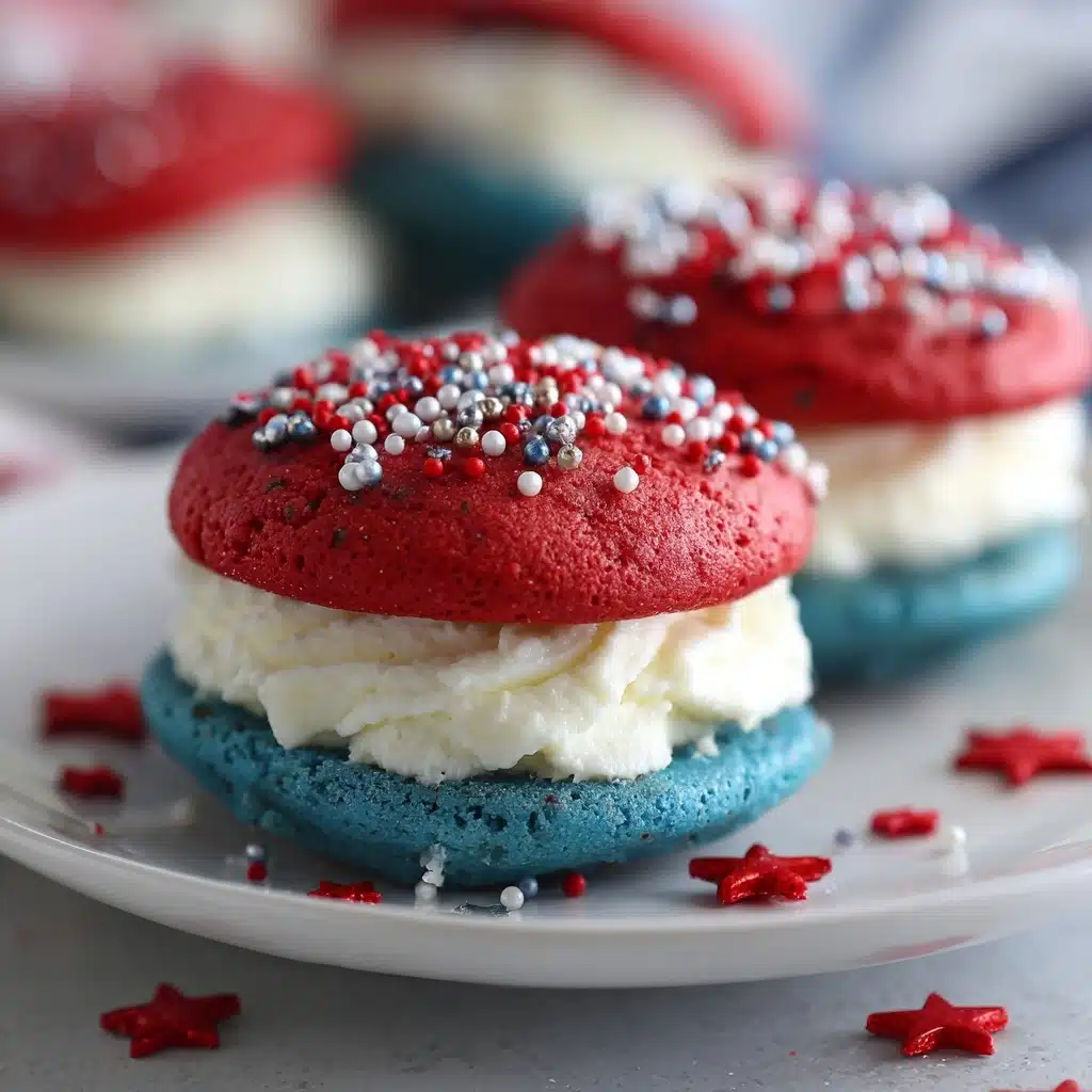 Red, White and Blue Whoopie Pies Recipe