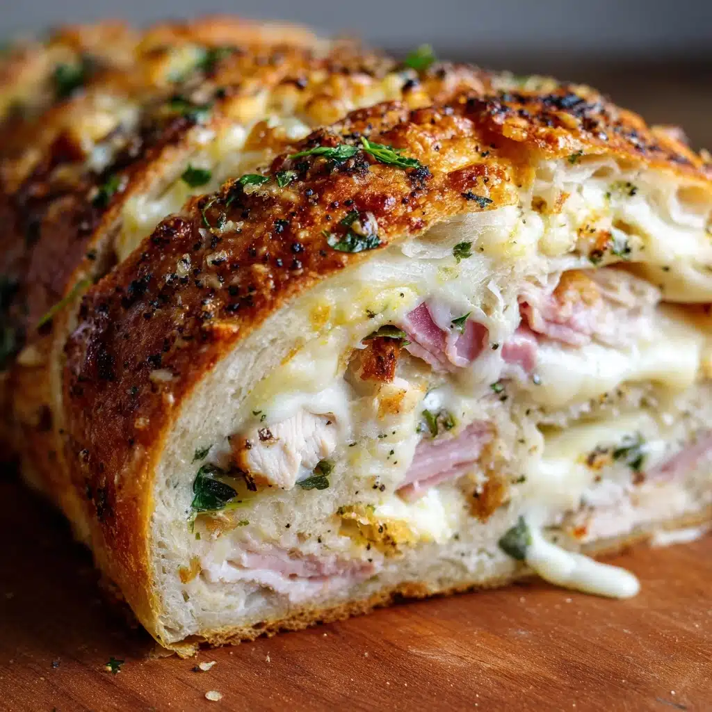 Chicken Cordon Bleu Stromboli Recipe