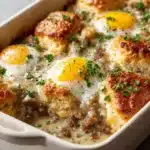 Biscuits and Gravy Breakfast Casserole Recipe